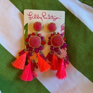 Lilly Pulitzer island tassel earrings